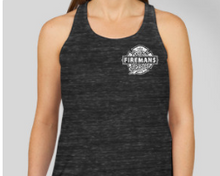 Load image into Gallery viewer, Fireman's Brew - Women's Flowy Melange Racerback Tank