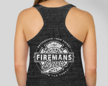 Load image into Gallery viewer, Fireman's Brew - Women's Flowy Melange Racerback Tank